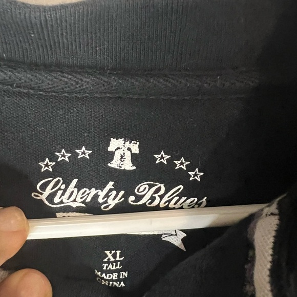 Classic Black and Gray Striped Men's Shirt Xl - Picture 3 of 3